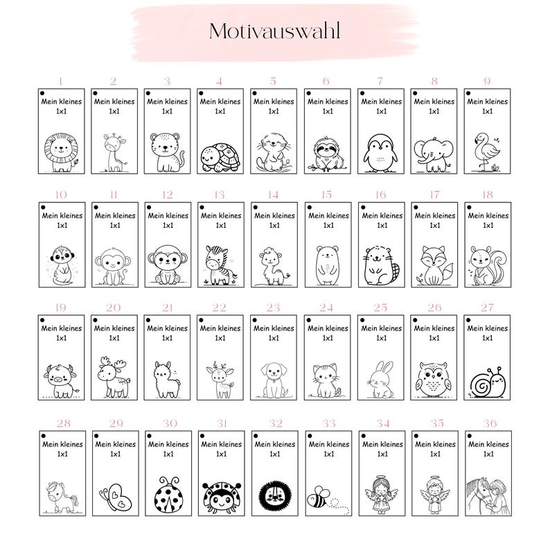 Wooden multiplication flashcards, back-to-school gift, pocket multiplication table, gift for schoolchildren, starting school, learning to count, basic times tables image 7