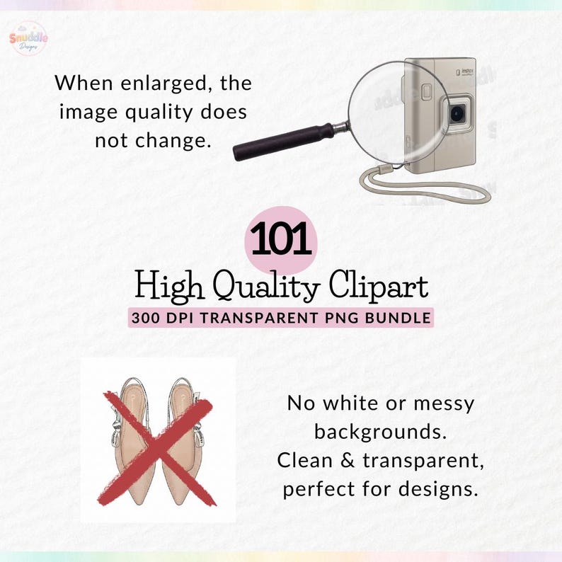 100+ Girly Cosmetics & Lifestyle Clipart: Stickers, Cake Topper, Planner, T Shirts, Scrapbooking, DIY image 2