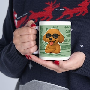 Poodle Boss Mug | Funny Dog Attitude Coffee Cup | Sassy POODLE Gift for Dog Moms & Dads | Pet Parent Mug | Doodle Gift for Her