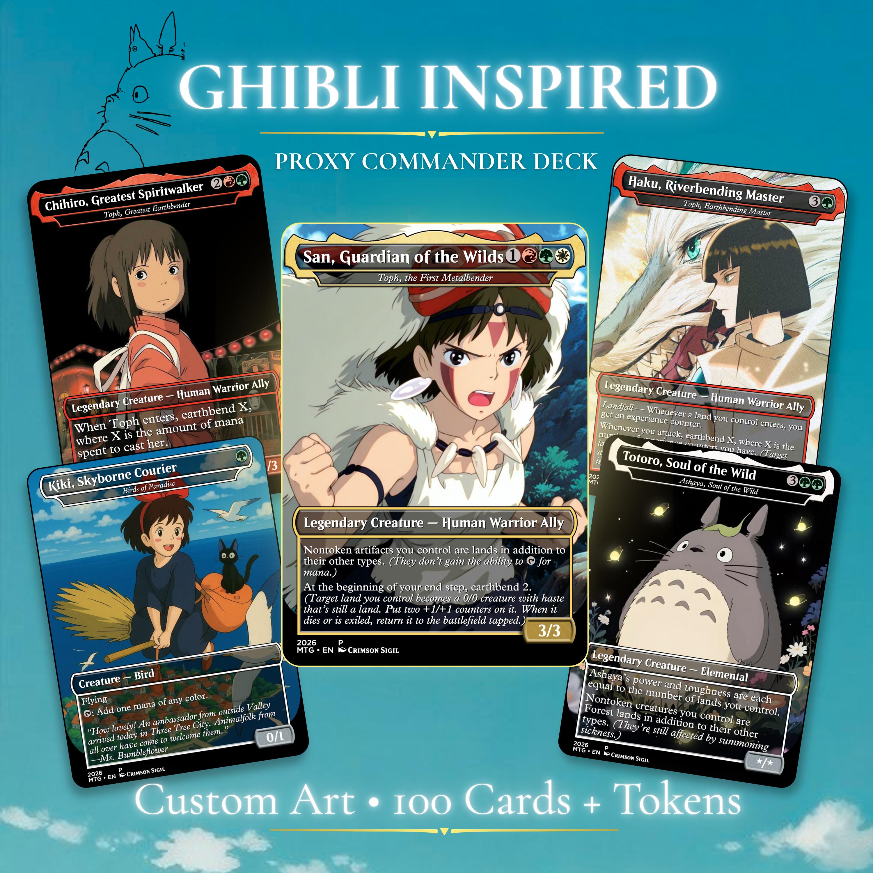 studio ghibli mtg cards Studio Ghibli Dual Lands - Vol I main image 1