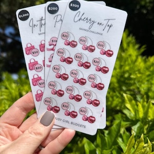 Chic & Sweet Savings Challenge Bundle | 1500 Savings | Cash Stuffing Supplies | Weekly Savings | Budgeting Materials