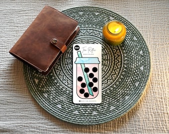 Boba-theebesparingsuitdaging | Scratch Off-tracker, geldvulling