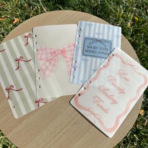 Sehr Kokett Einsparungen A6 Bargeld Dashboard | Laminierte Binder-Teiler