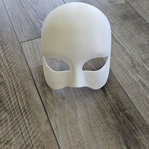 Blank of the dead-mask, DIY-mask, omålad mask för projekt, Halloween-mask, kostymtillbehör