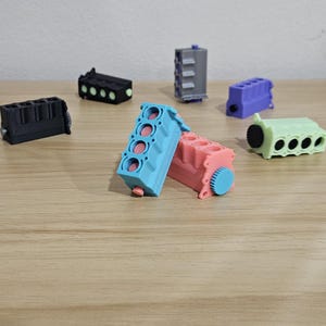 Mini engine block fidget toy, Car guy gift, Car enthusiast, automotive
