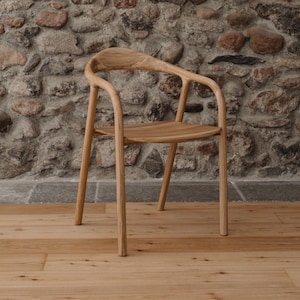 Ispra Chair in solid oak wood