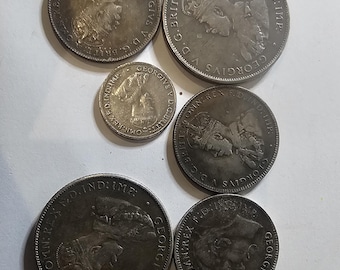 オーストラリア　フローリン銀貨　２枚セット オーストラリア フローリン銀貨 2枚セット 1914 年 & 1919 年 M