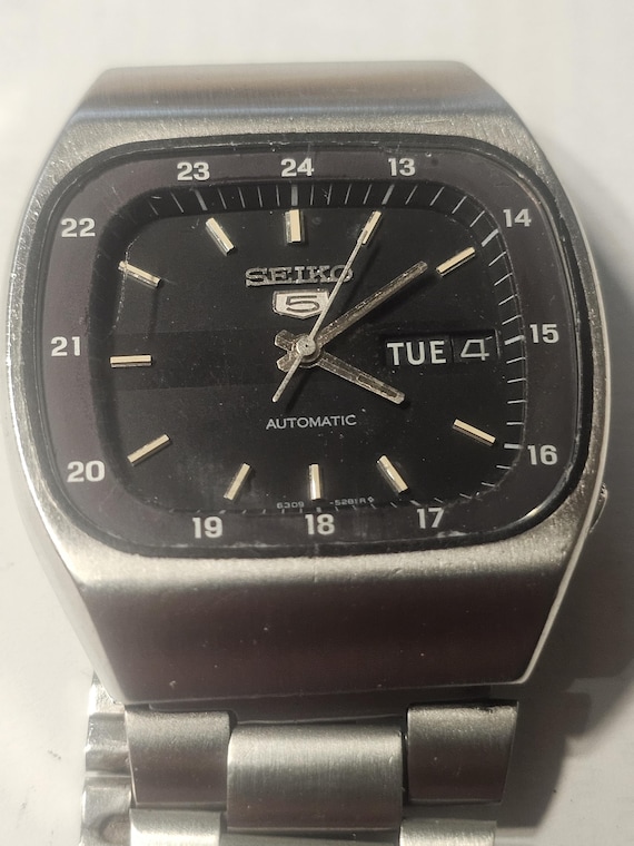 Vintage Seiko 5 Automatic Watch Model 6319-520A Japan - Etsy