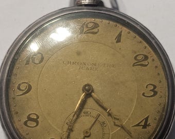 Antique Pocket Watch Vacheron & Constantin Genève"  Solid Silver Working