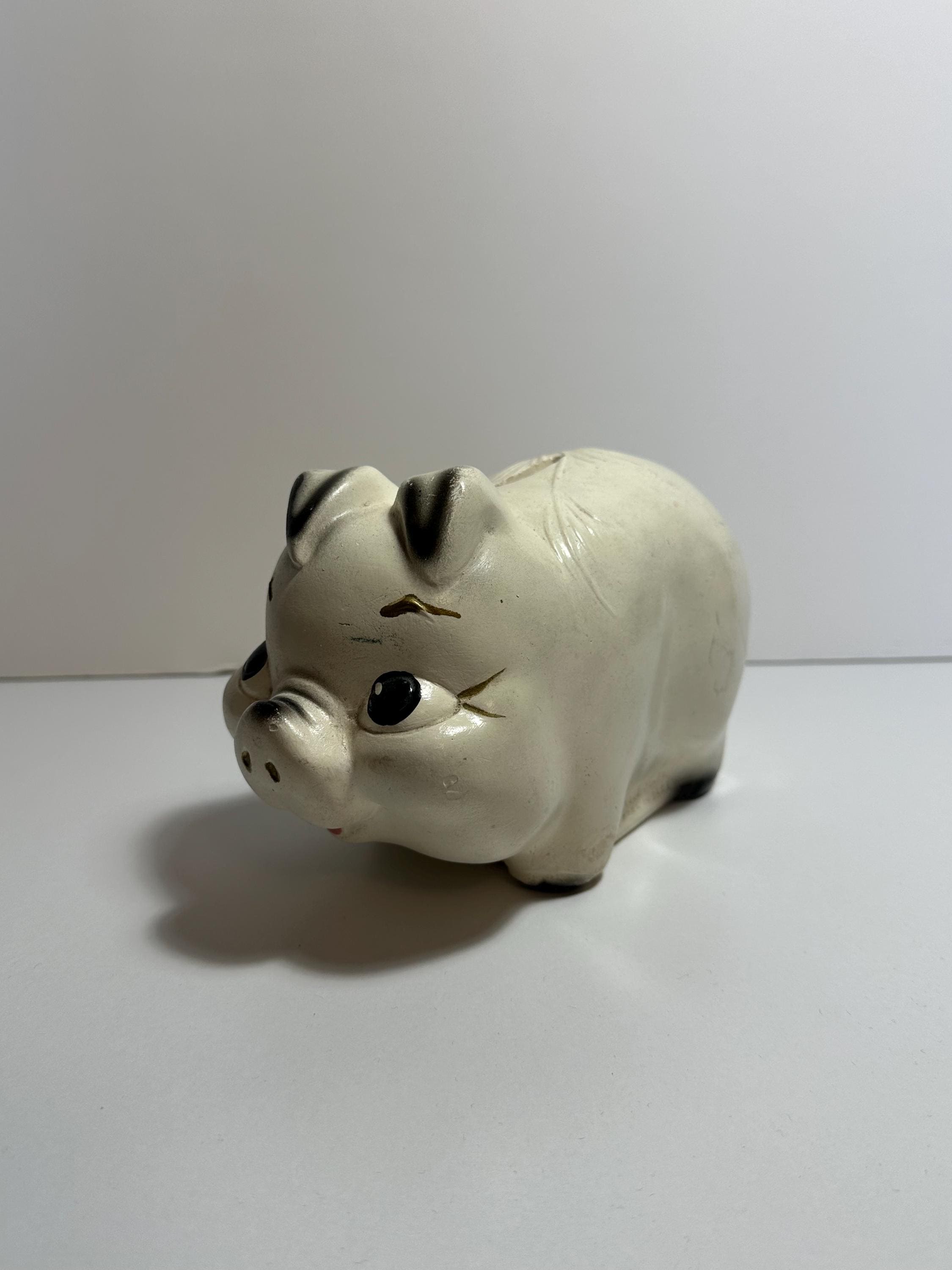 Chalkware Vintage Bank - Etsy