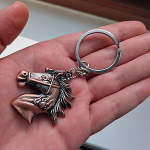 Horse Head Keyring Equestrian Lover Gifts Bag Charms By BrillCharms