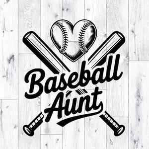 Honkbal tante SVG PNG citaat T-shirt ontwerp lasergravure clipart vector