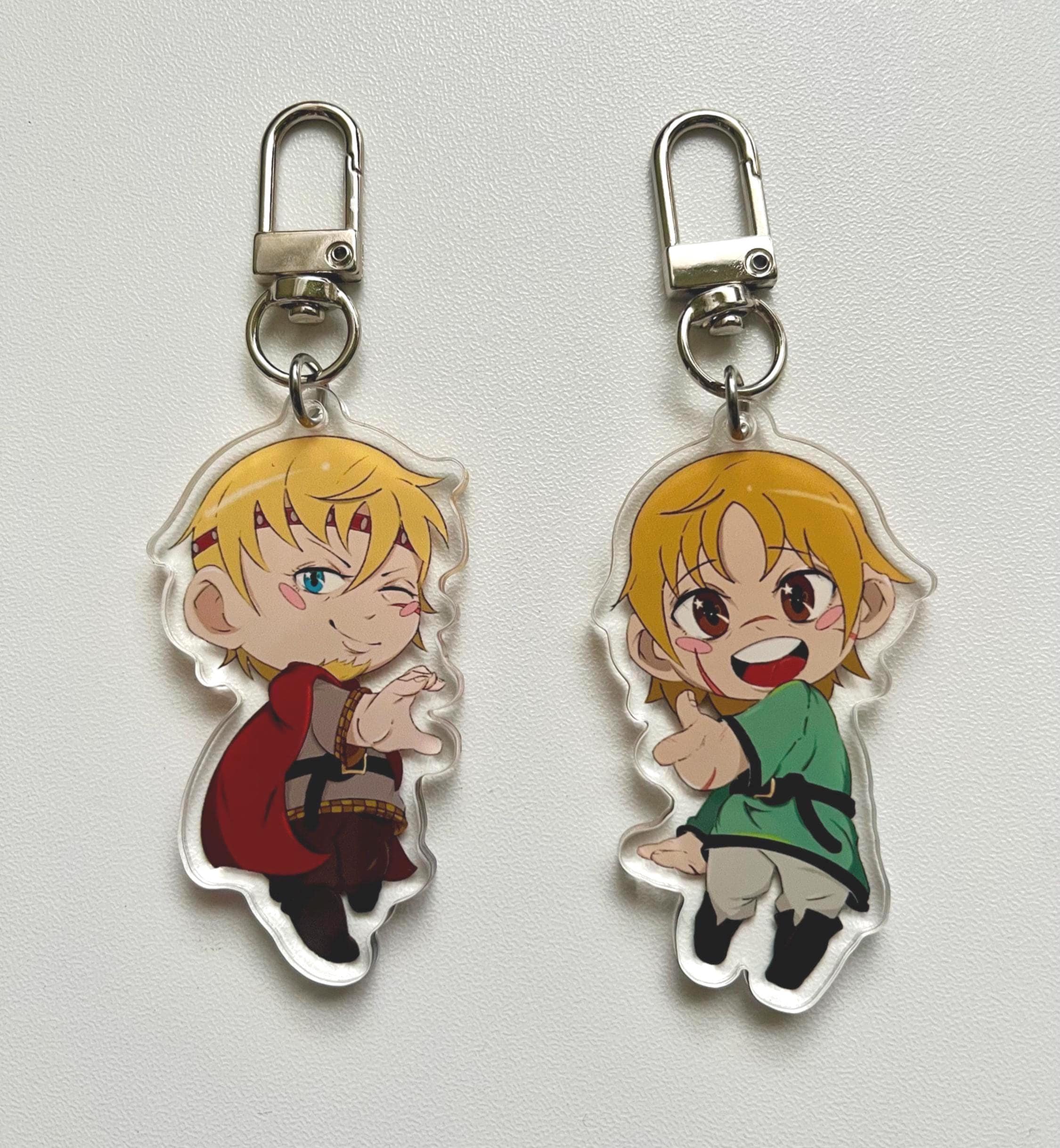 Xue Tsung-Hsien／Handmade Keychain Vinland Saga Matching Keychain Set | Canute and Thorfinn | Acrylic