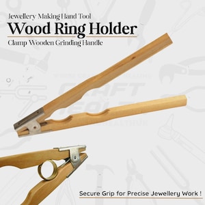 Wood Ring Clamp Jewelers Hobby Craft Jewelry Vise Holder Polishing Repair Tool