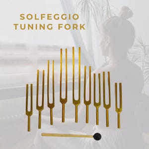 Solfeggio Tuning Fork Set: Chakra Healing & Sound Therapy