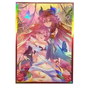 Naturebound Nymphs Holographic Premium Card Sleeves (50ct, JP size)