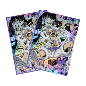 One Piece Laser Holographische Premium TKG Sleeves (60ct Standardgröße)