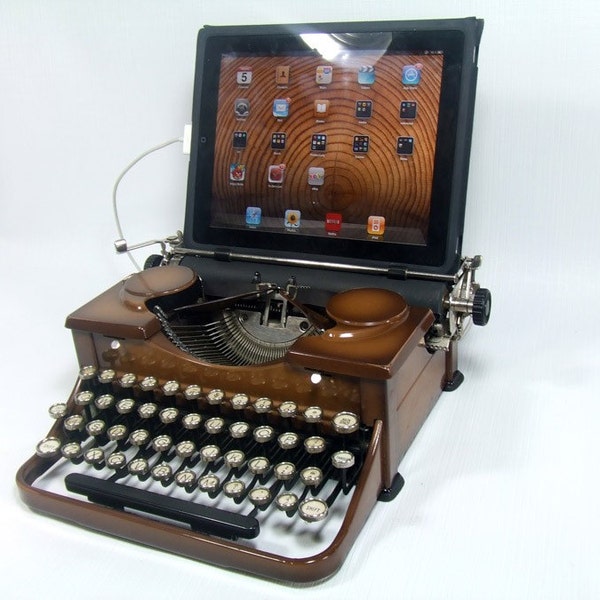 USB Typewriter Computer Keyboard -- Sunburst Royal Deluxe