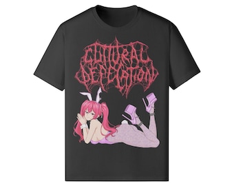 T-shirt officiel Guttural Defecation Pink Bunny Guttie