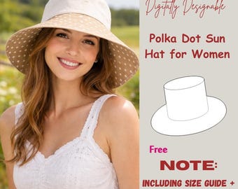 Reversible Bucket Hat Sewing Pattern – Beginner DIY Summer Hat (Digital Download)