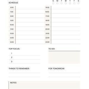 ADHD Planner Printable Set - Daily Planner, Weekly Planner, Monthly Planner, Instant Download, A4/A5/Letter/Half Size
