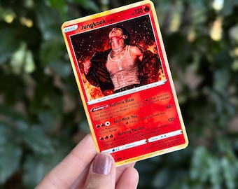 Von BTS gemachte Pokémon Sammelkarten