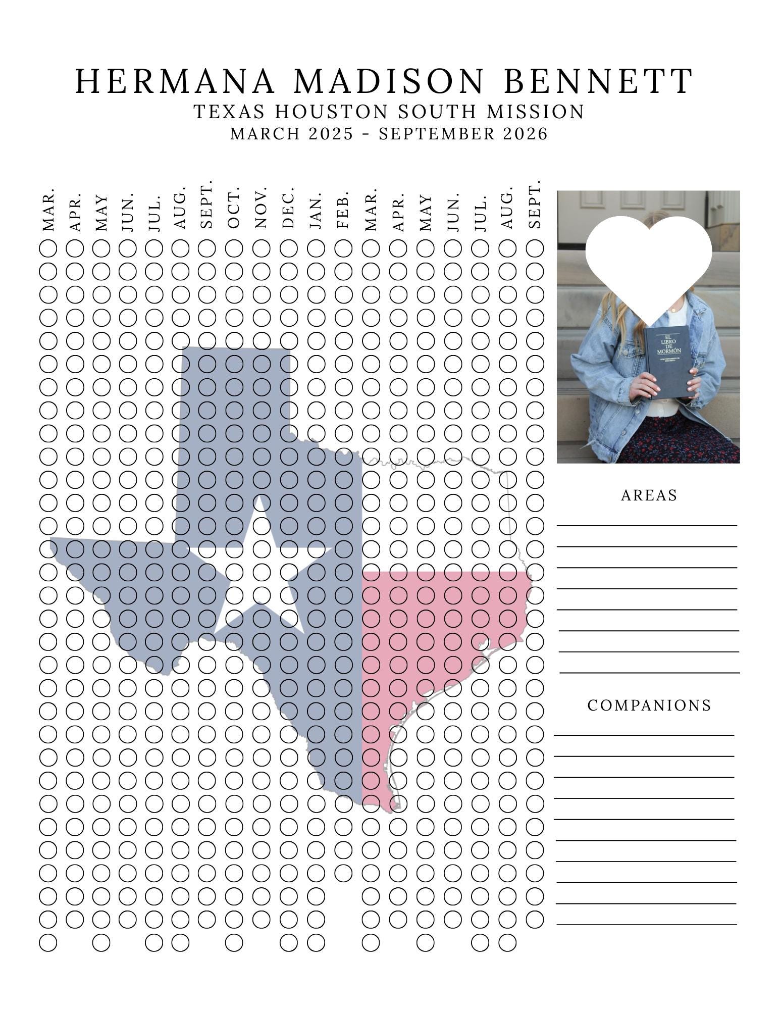 missionary-countdown-etsy for Free Printable Missionary Countdown Chart Missionary Countdown - Etsy for Free Printable Missionary Countdown Chart