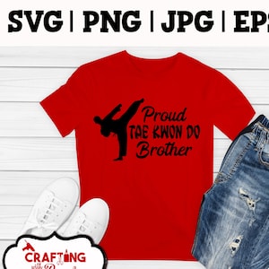 Stolzes Tae Kwon Do Brother Design | SVG | PNG | JPG | eps Schneidedatei