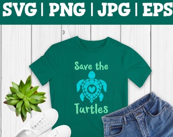 Save the Turtles Heart design | SVG | PNG | JPG | eps cut file