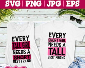 Download Tall Best Friend Svg Etsy