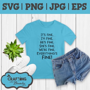 Het is prima. Met mij gaat het goed. Het gaat goed met hem. Ze is prima. Het gaat goed met ons. Alles is in orde! | SVG | PNG-| JPG-| eps gesneden bestand