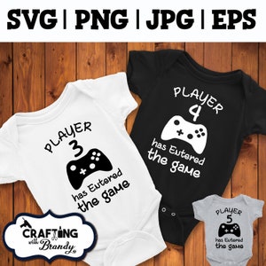 Spieler 3 hat das Spiel 4 und 5 Design | SVG | PNG | JPG | eps Schneidedatei