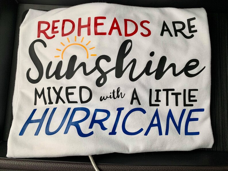 redheads are sunshine mixed with a little hurricane