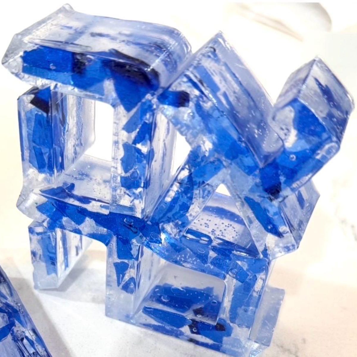 אהבה Chuppah Glass Keepsake