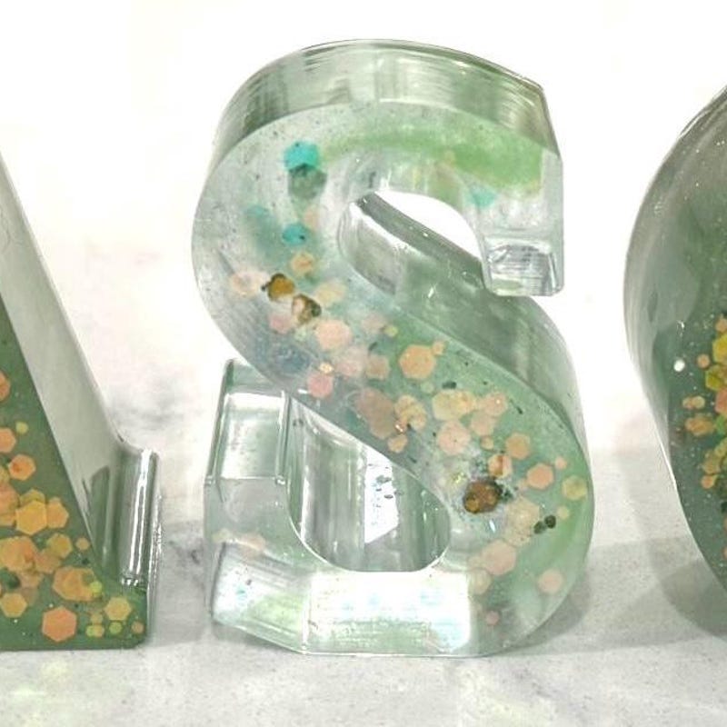 Resin Letters - Etsy