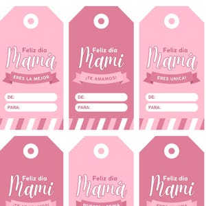 Etiqueta dia de la madre