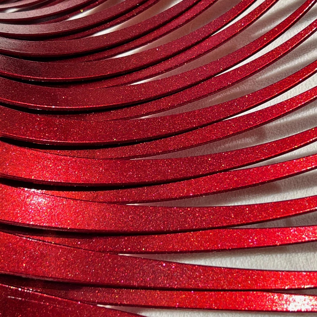 Carlashes RED SPARKLE Whimsical Giant Headlight Eyelashes - Etsy