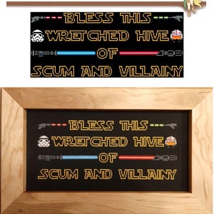 Scum and Villainy PDF Cross Stitch Pattern