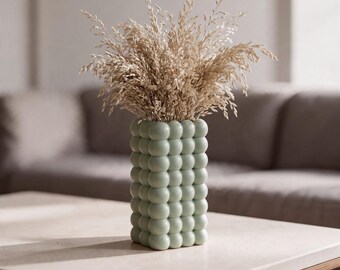 Blasenvase – Moderne dekorative Blumenvase für Trockenblumen