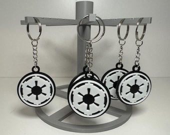Star Wars Inspired Empire Logo Keychain – 3D Printed Fan-Made Design