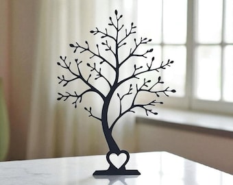 Mini Christmas Tree Decor – Modern Tabletop Holiday Tree for Mantel & Shelf, Gift