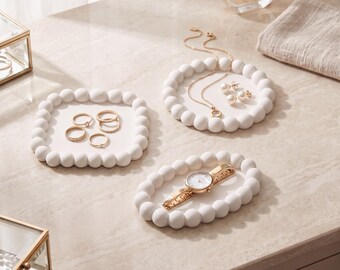 Bubble Tray Set, 3-teilig – Schmuck-, Deko- und Kosmetiktabletts