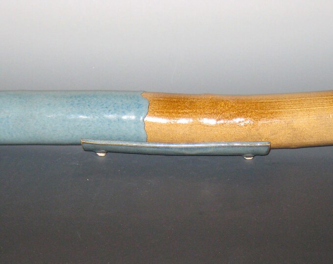 Large Hand Built Ceramic Rain Stick Etsy