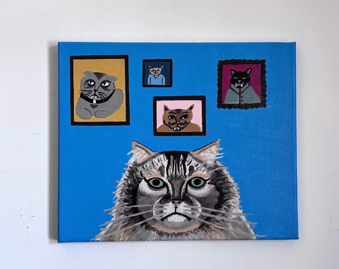 Family Portrait. Acrylic on canvas. 26cm x 31cm