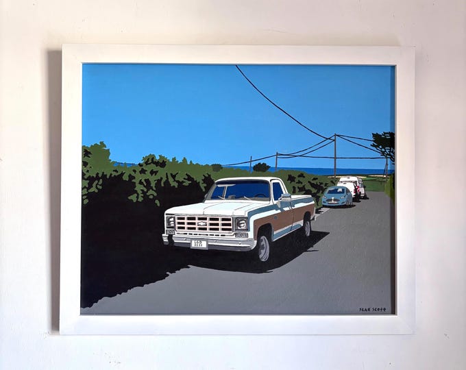 LGD1111. Acrylic on board. Framed 46cm x 56cm