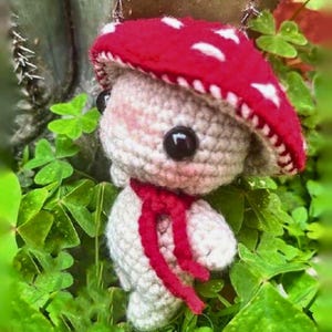 Mushroom Guy Crochet Pattern PDF | Amigurumi Critter Stitch Design | Cute Forest Plush Tutorial