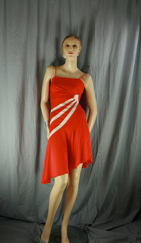 red white sundress - image 1