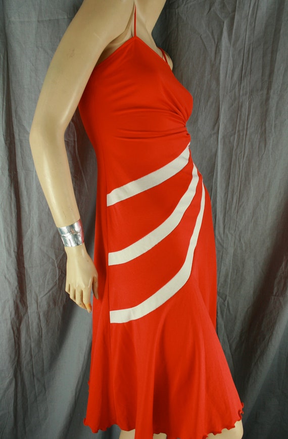 red white sundress - image 2