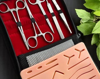 Unique Handmade Anatomy Suture Training Kit — Suturing Practice Cushion for Medical Students, Learning & Medical Education Accessories