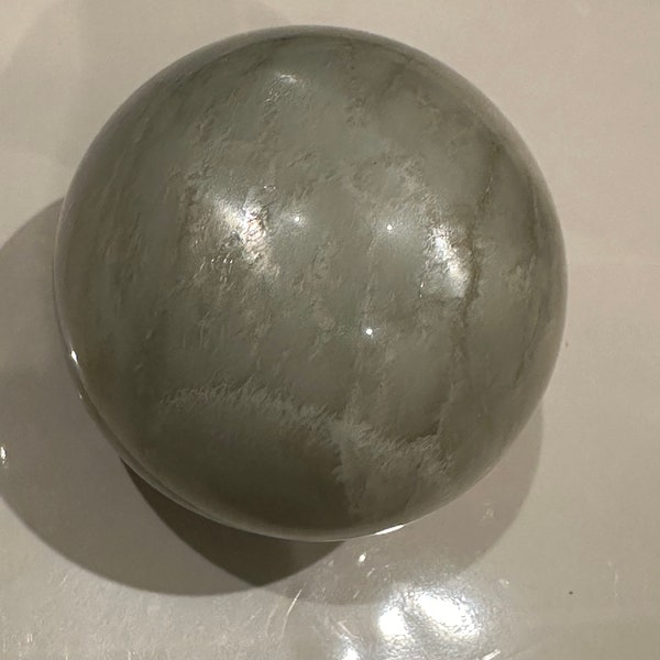 Silver Moonstone Sphere